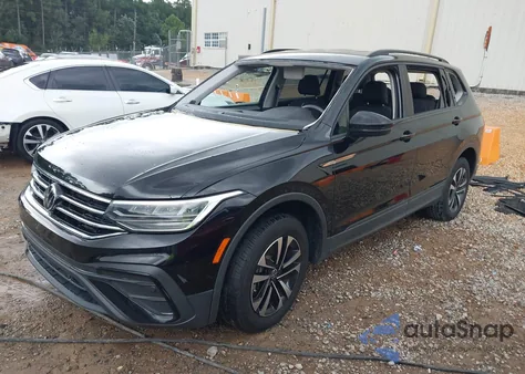 2022 Volkswagen Tiguan 2.0T S из США, поврежденный, VIN 3VV1B7AX2NM037639